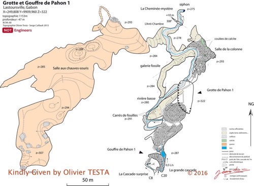 003a Pahon 1 Grotte Plan Olier Testa 2016 Aawtmk